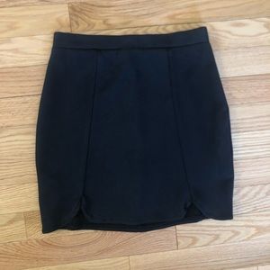 Boohoo suede skirt
